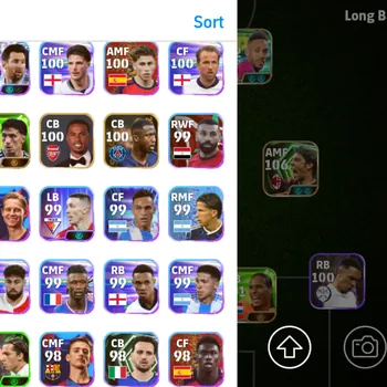 eFootball Accounts Legends & Iconic Players 3195+ Team I Ronaldinho 107 I Buffon 108 I Rui Costa 106 I Aguero 105 I Akenji