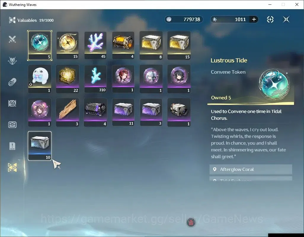 Wuthering Waves Accounts SEA|UL 8|1 Limited| Phrolova | DB Lvl 1 | 1K Astri image 7