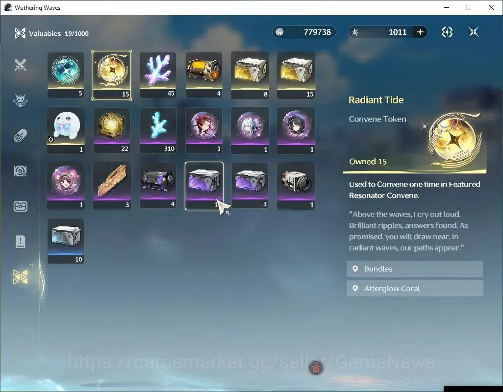 Wuthering Waves Accounts SEA|UL 8|1 Limited| Phrolova | DB Lvl 1 | 1K Astri image 8
