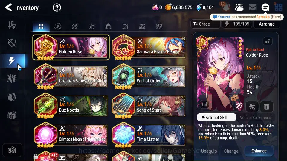 Epic Seven Accounts GLOBAL Unverif|New Era|6 ML(Salome,NM Luna,DB Seny image 10