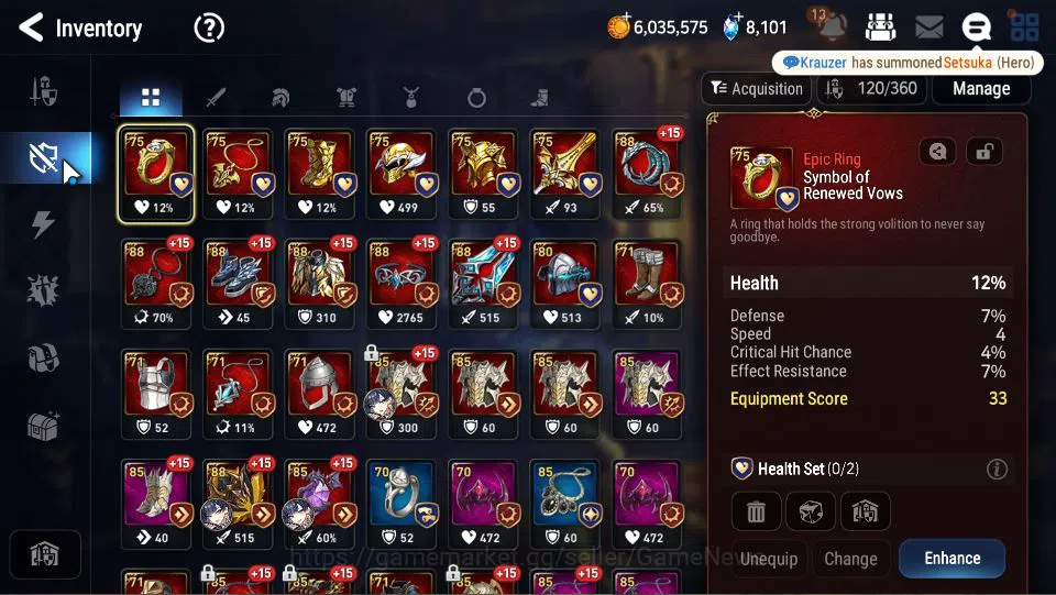 Epic Seven Accounts GLOBAL Unverif|New Era|6 ML(Salome,NM Luna,DB Seny image 11
