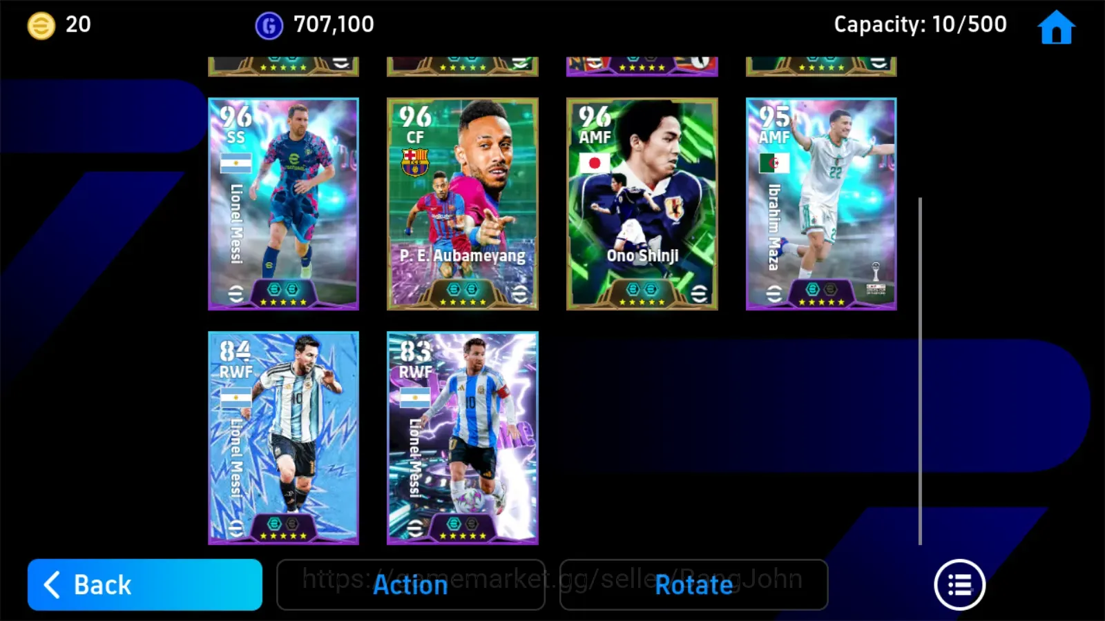 eFootball Accounts Legends & Iconic Players Mobile |PW 3127|Epic GerdMuller Berbatov MokhtarDahari OnoShinji,Shwt Yamal 1