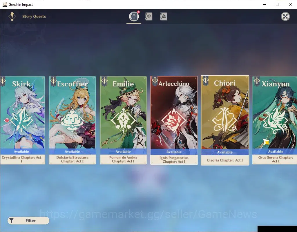Genshin Impact Accounts ASIA | AR 50 | BD Unset | 3 Limited + 3 (*5Standar image 14