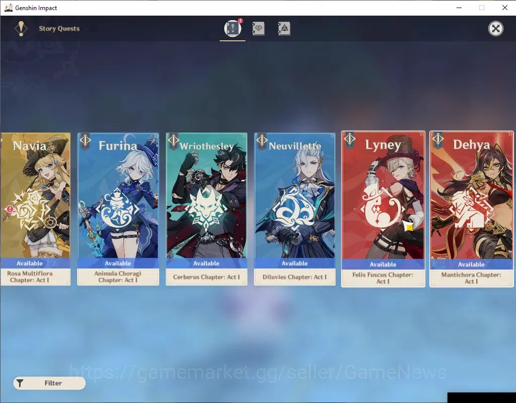 Genshin Impact Accounts ASIA | AR 50 | BD Unset | 3 Limited + 3 (*5Standar image 15