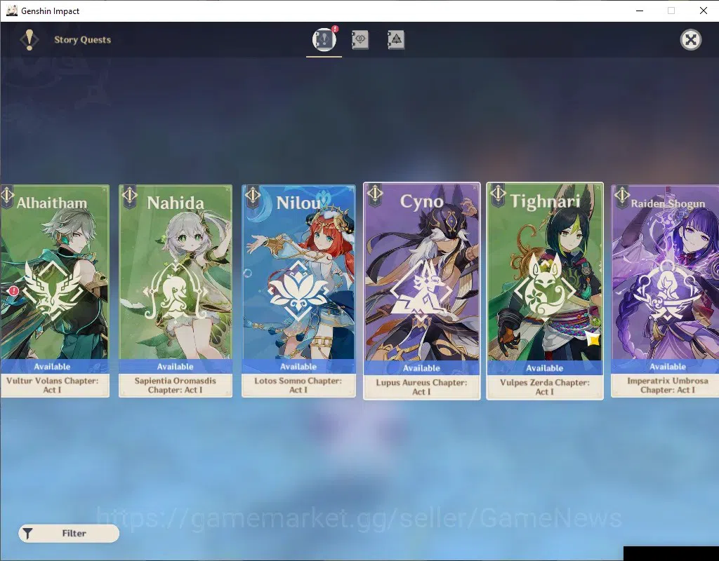 Genshin Impact Accounts ASIA | AR 50 | BD Unset | 3 Limited + 3 (*5Standar image 16
