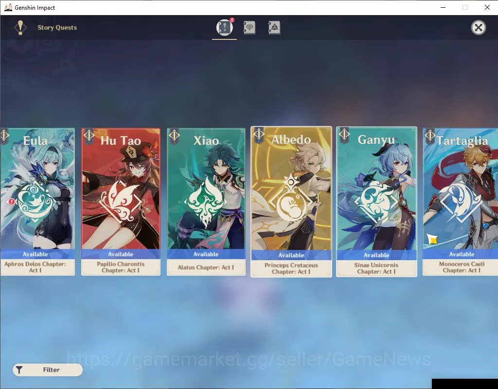 Genshin Impact Accounts ASIA | AR 50 | BD Unset | 3 Limited + 3 (*5Standar image 17