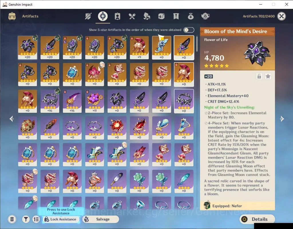 Genshin Impact Accounts ASIA | AR 50 | BD Unset | 3 Limited + 3 (*5Standar image 4
