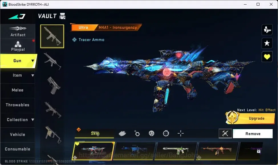 Blood Strike Accounts ASIA | 1 ETERNAL: Desert Eagle|1 TR Collab Gun|2 U image 2