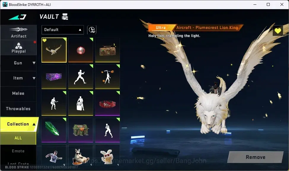 Blood Strike Accounts ASIA | 1 ETERNAL: Desert Eagle|1 TR Collab Gun|2 U image 7
