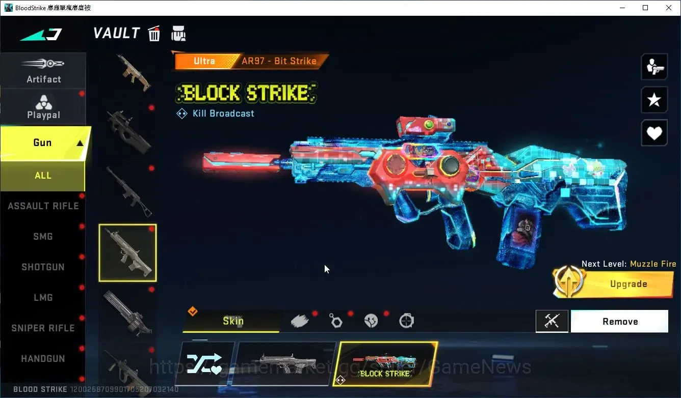 Blood Strike Accounts Collab Skin ASIA|MELEE TalonKnife+COLLAB BLEACH Byakuya|5 10