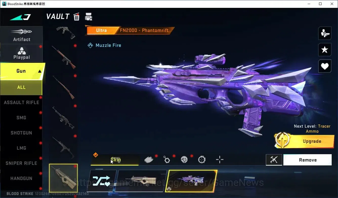 Blood Strike Accounts Collab Skin ASIA|MELEE TalonKnife+COLLAB BLEACH Byakuya|5 12