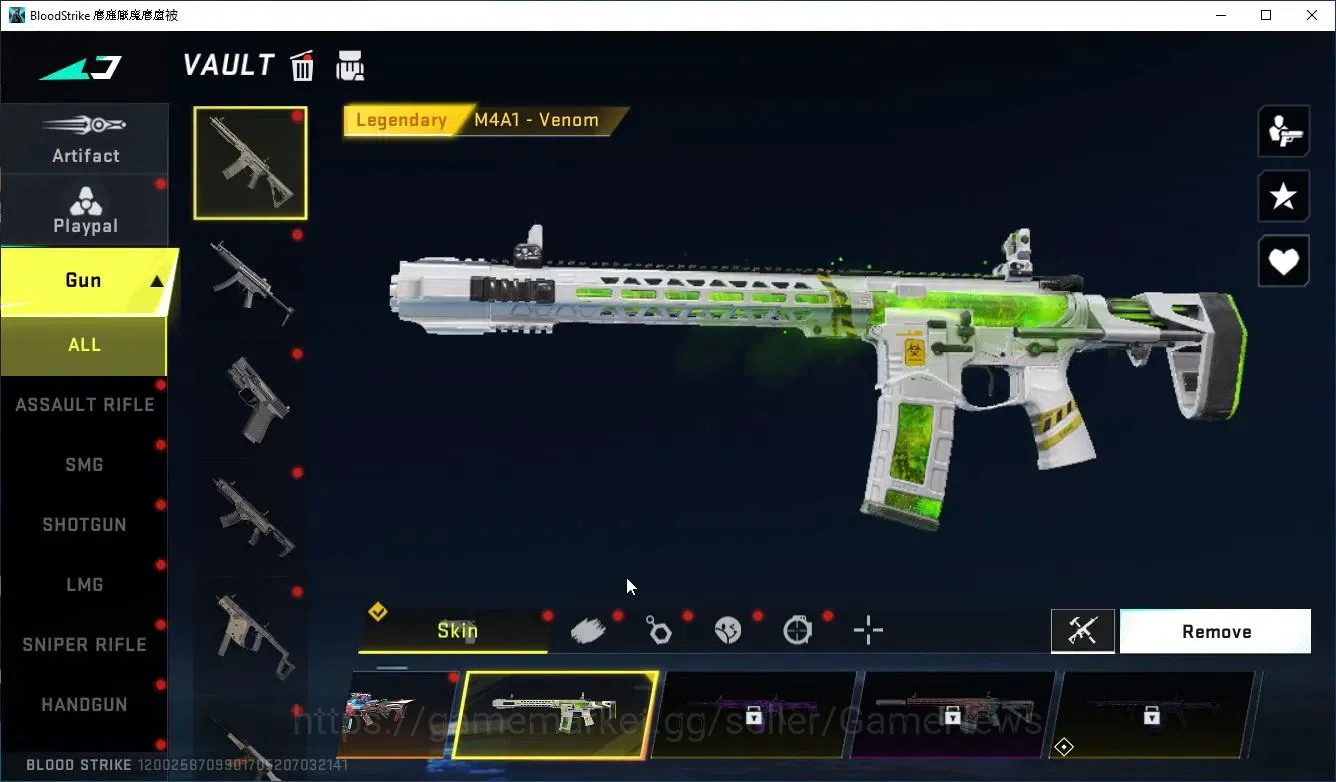 Blood Strike Accounts Collab Skin ASIA|MELEE TalonKnife+COLLAB BLEACH Byakuya|5 14