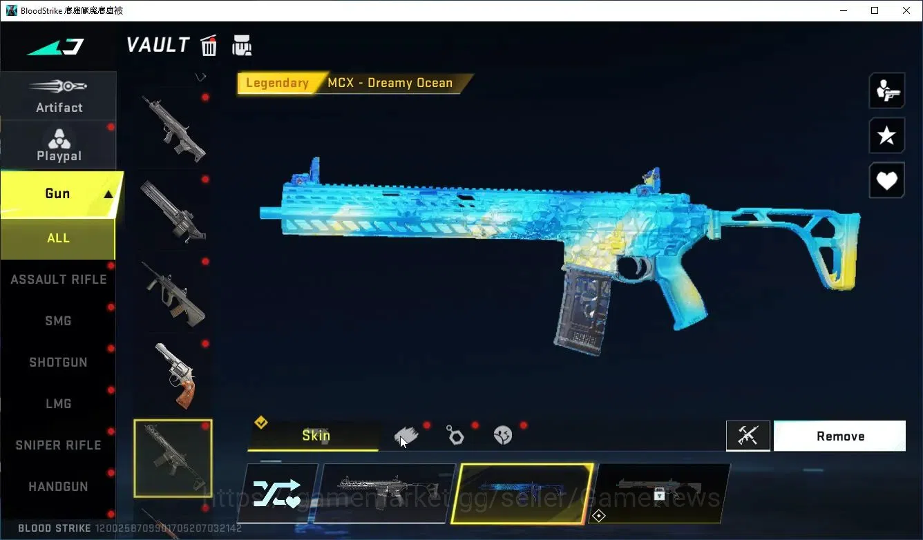 Blood Strike Accounts Collab Skin ASIA|MELEE TalonKnife+COLLAB BLEACH Byakuya|5 20