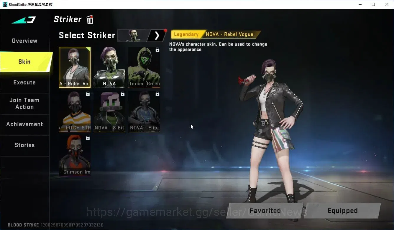 Blood Strike Accounts Collab Skin ASIA|MELEE TalonKnife+COLLAB BLEACH Byakuya|5 7