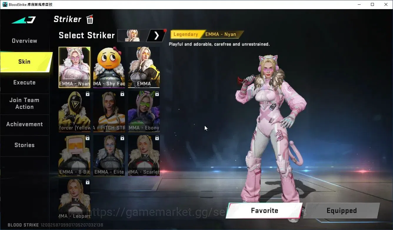Blood Strike Accounts Collab Skin ASIA|MELEE TalonKnife+COLLAB BLEACH Byakuya|5 8