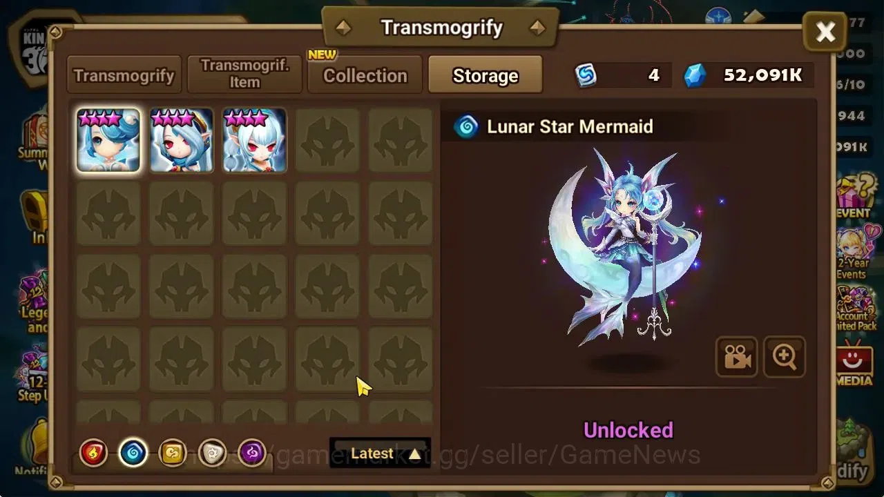 Summoners War: Sky Arena Accounts GLOBAL Lv 46|2 LD[Ongyouki,ISIS]+8 Total NB5[Qilin image 18