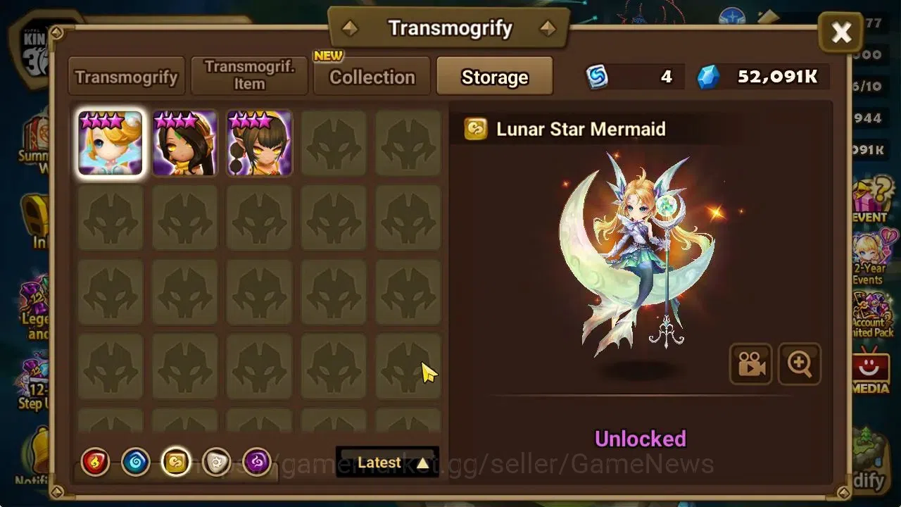 Summoners War: Sky Arena Accounts GLOBAL Lv 46|2 LD[Ongyouki,ISIS]+8 Total NB5[Qilin image 19