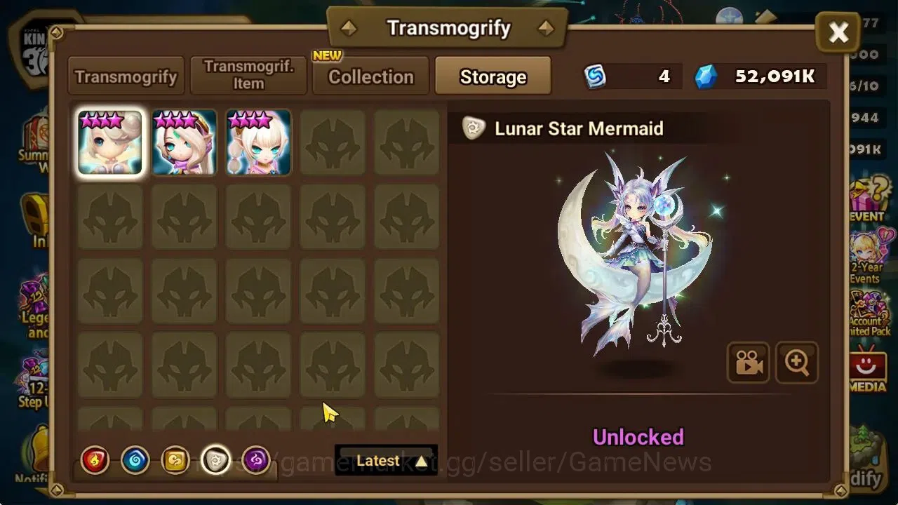 Summoners War: Sky Arena Accounts GLOBAL Lv 46|2 LD[Ongyouki,ISIS]+8 Total NB5[Qilin image 20