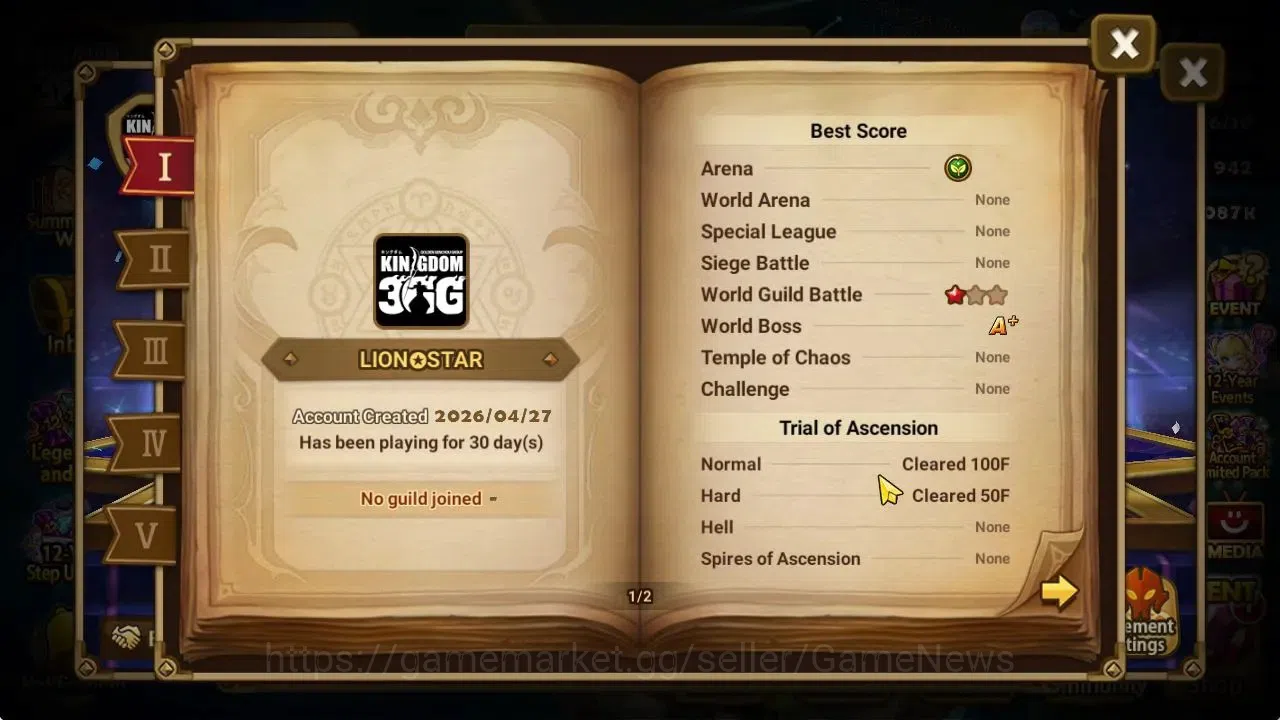 Summoners War: Sky Arena Accounts GLOBAL Lv 46|2 LD[Ongyouki,ISIS]+8 Total NB5[Qilin image 5