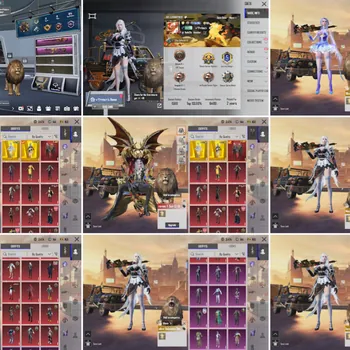 PUBG Mobile Accounts #94 | Lv 68 - 152 Set | M416 Crimson Skyblade lv2 | Awm Valor's Requiem lv4 | 28 lab 13 kill mess | 7x