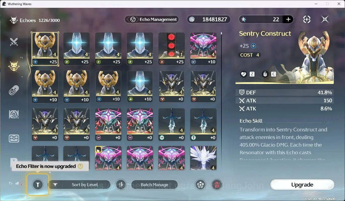 Wuthering Waves Accounts SEA|UL 48|Rank 5| 1 Char Limited [Lucy R6 + Sign]  image 12