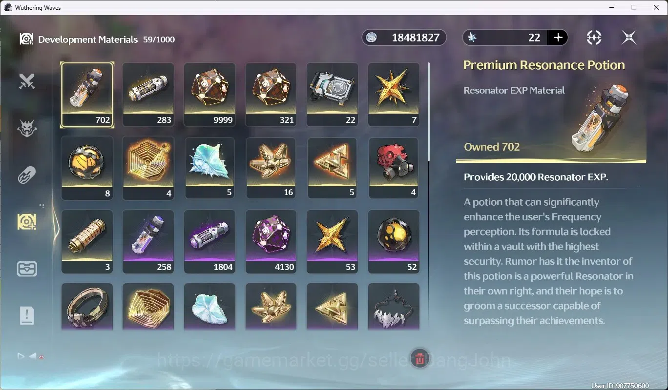 Wuthering Waves Accounts SEA|UL 48|Rank 5| 1 Char Limited [Lucy R6 + Sign]  image 14