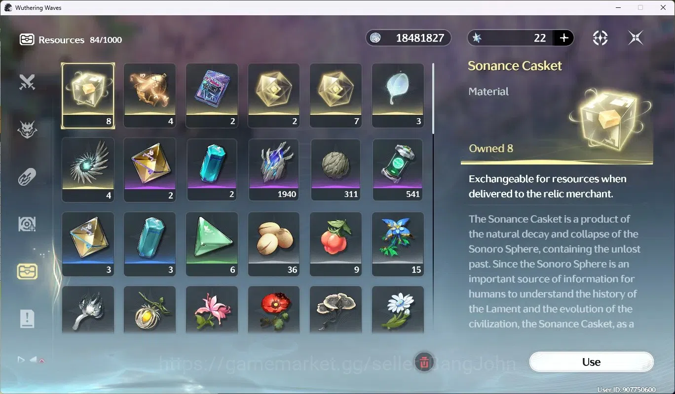 Wuthering Waves Accounts SEA|UL 48|Rank 5| 1 Char Limited [Lucy R6 + Sign]  image 15