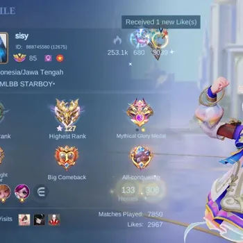 Mobile Legends: Bang Bang Accounts Collector H133|S306|Exalted|HighImmo127|Asp Vexana|KOF Guinnivere,Karina|Sanrio