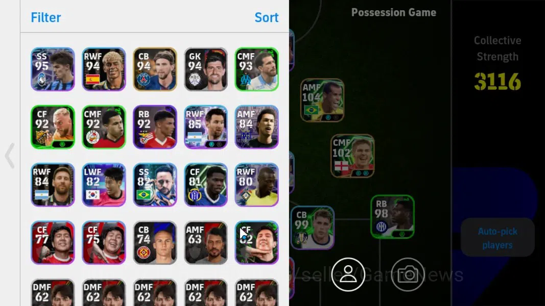 eFootball Accounts Android|BigTime Eden Hazard,Epic Rivaldo,Dragan St image 2