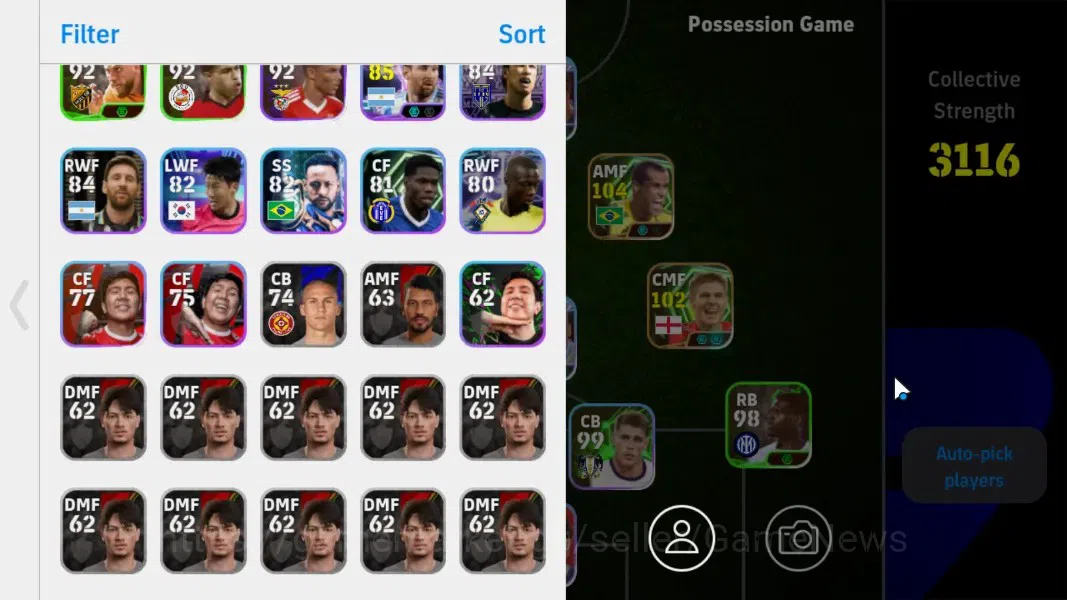 eFootball Accounts Android|BigTime Eden Hazard,Epic Rivaldo,Dragan St image 3