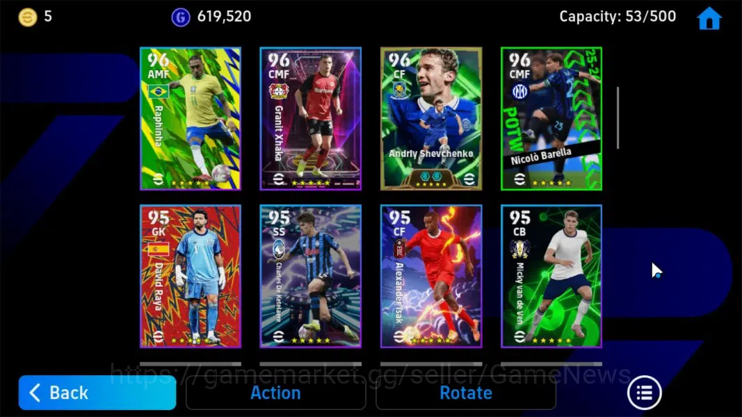eFootball Accounts Android|BigTime Eden Hazard,Epic Rivaldo,Dragan St image 6