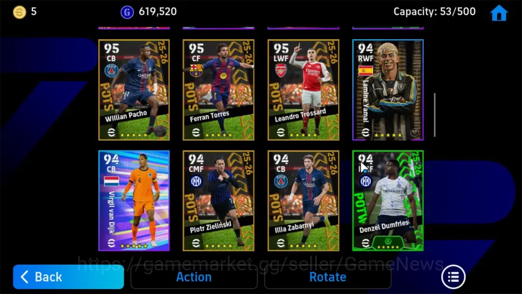 eFootball Accounts Android|BigTime Eden Hazard,Epic Rivaldo,Dragan St image 7