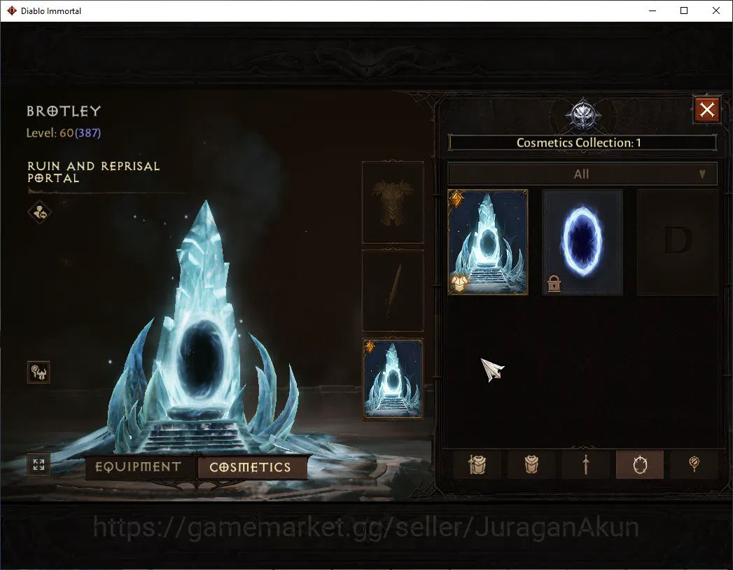 Diablo Immortal Accounts SA-Vasily |Lv60(387)Demon Hunter |32K CR|Reso 390| image 10