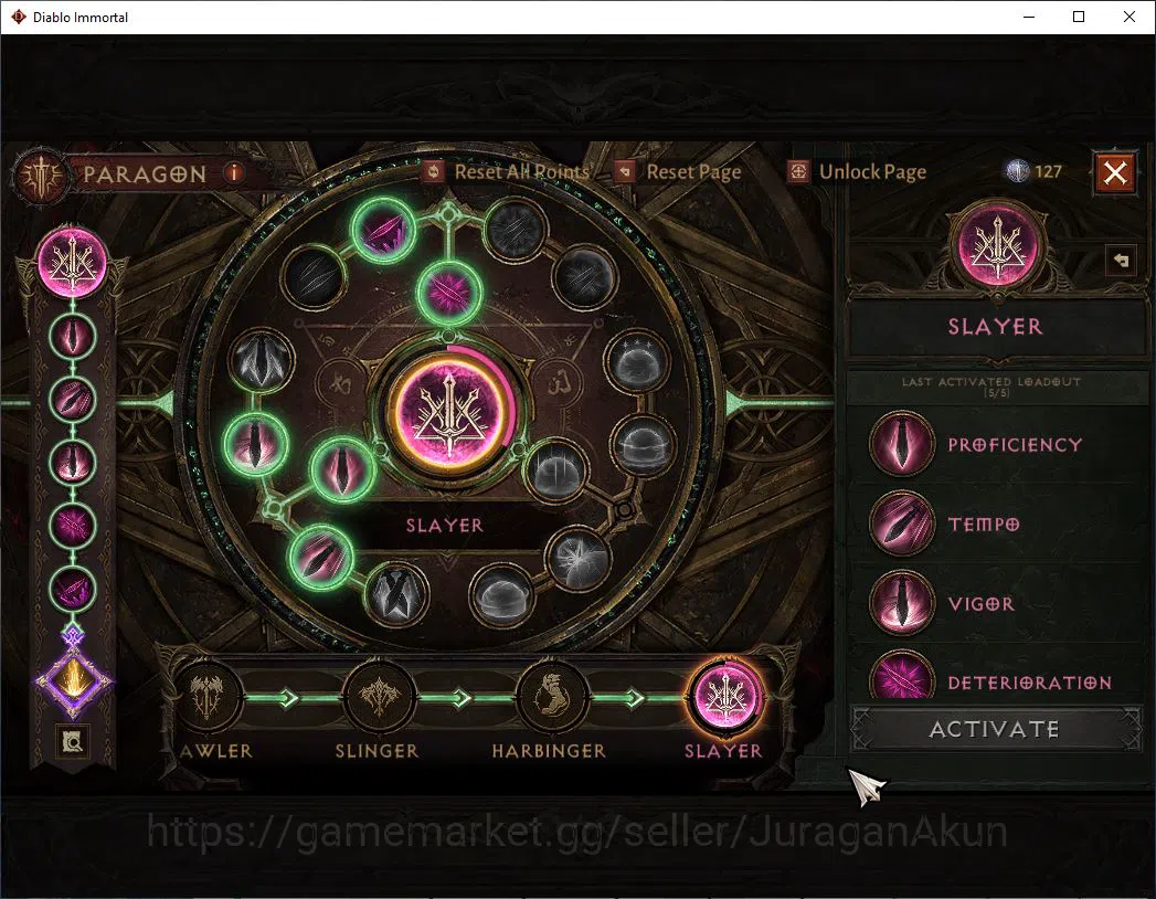 Diablo Immortal Accounts SA-Vasily |Lv60(387)Demon Hunter |32K CR|Reso 390| image 11