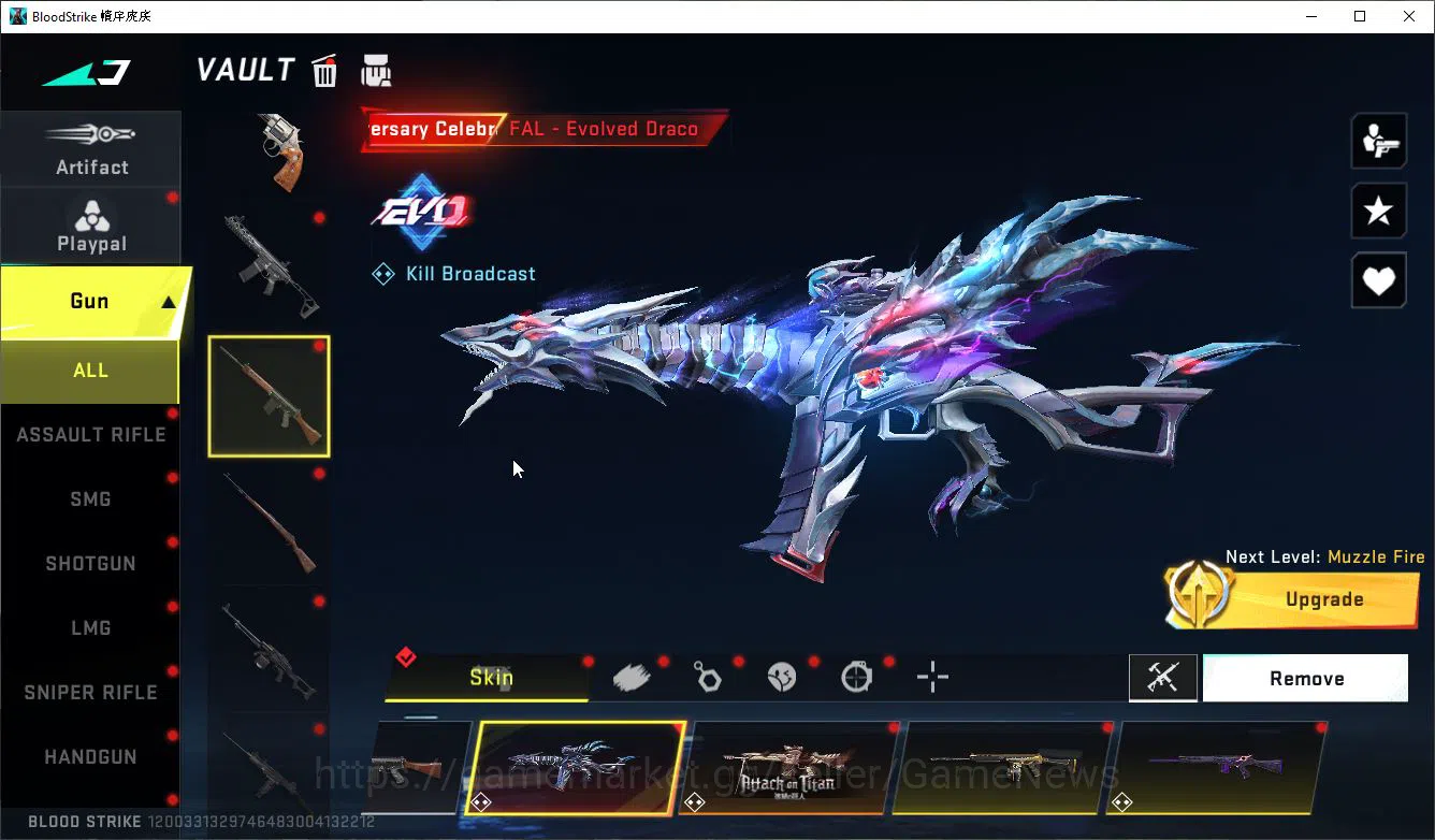 Blood Strike Accounts ASIA|Collab 7DS AK47-Rhita,QBZ95-Darknes,BLEACH By image 15