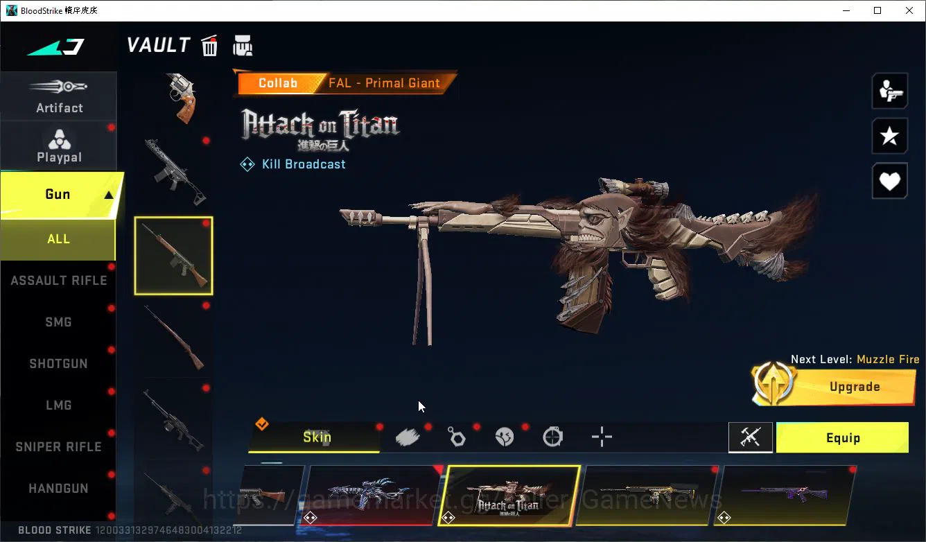 Blood Strike Accounts ASIA|Collab 7DS AK47-Rhita,QBZ95-Darknes,BLEACH By image 16