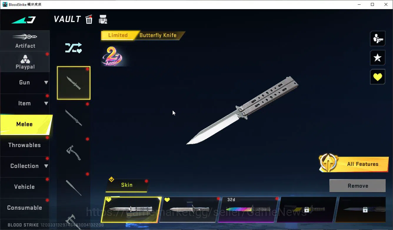 Blood Strike Accounts ASIA|Collab 7DS AK47-Rhita,QBZ95-Darknes,BLEACH By image 2