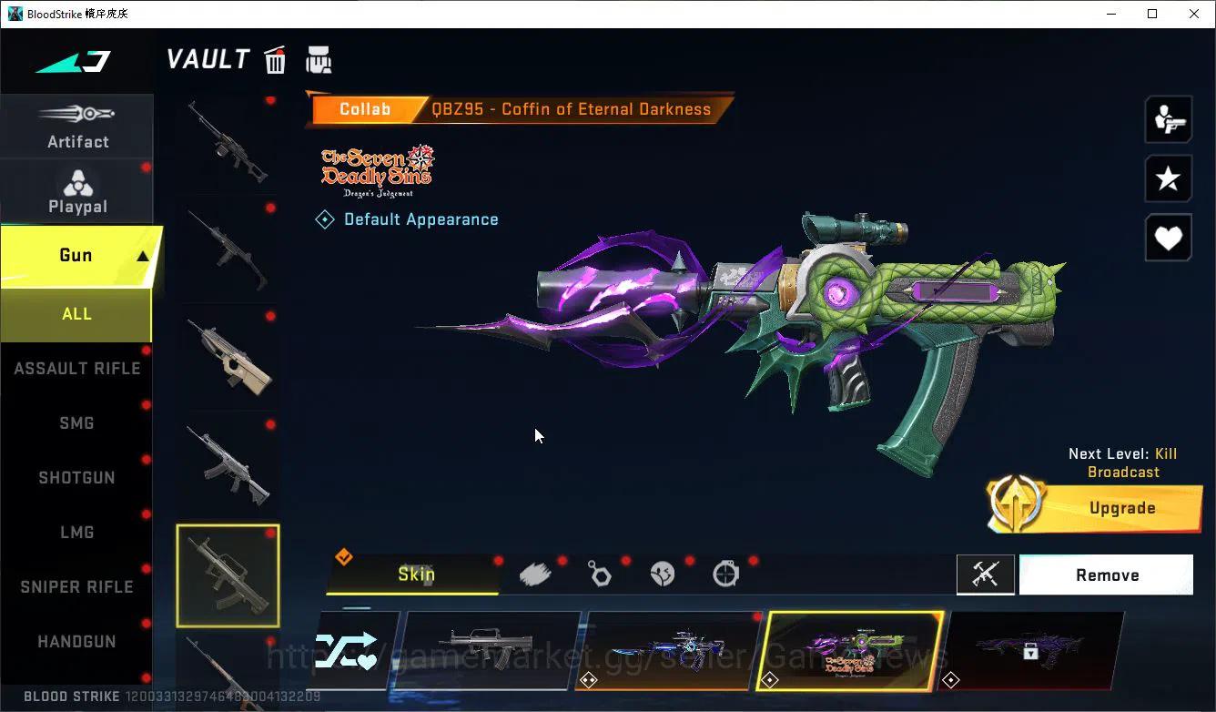 Blood Strike Accounts ASIA|Collab 7DS AK47-Rhita,QBZ95-Darknes,BLEACH By image 4