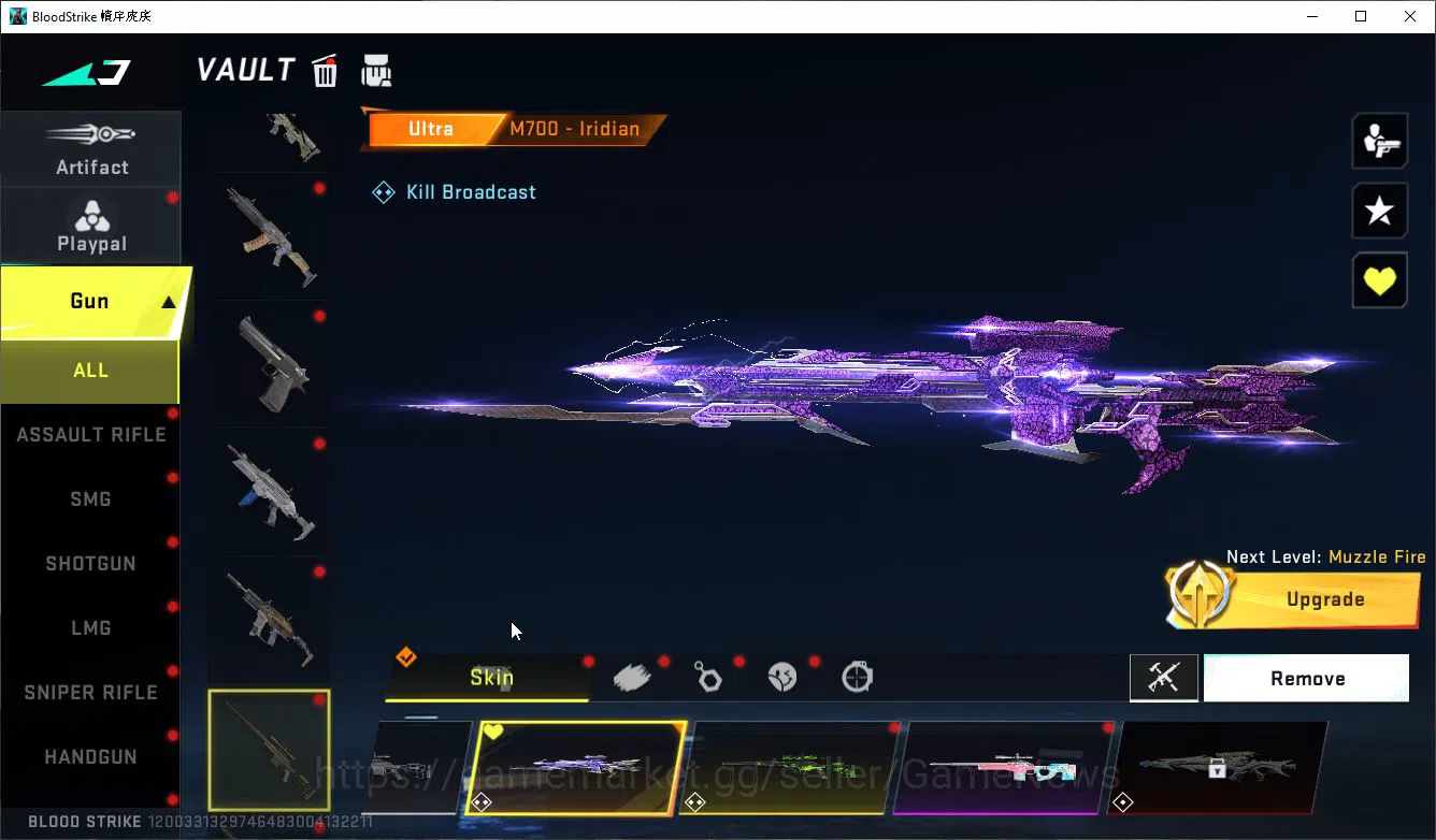 Blood Strike Accounts ASIA|Collab 7DS AK47-Rhita,QBZ95-Darknes,BLEACH By image 9
