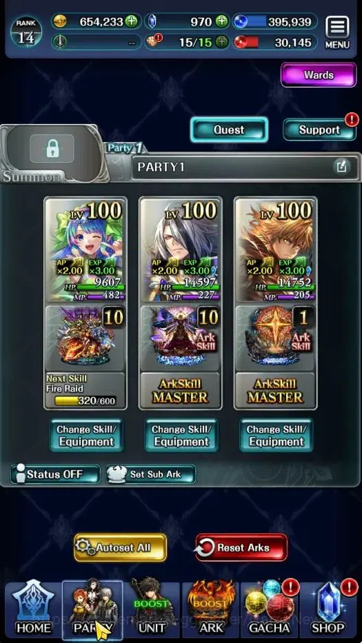 Last Cloudia Accounts GLOBAL|Rank 14|Collab Brave Frontier(G Tilith,FG V image 5