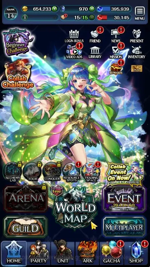 Last Cloudia Accounts GLOBAL|Rank 14|Collab Brave Frontier(G Tilith,FG V image 6