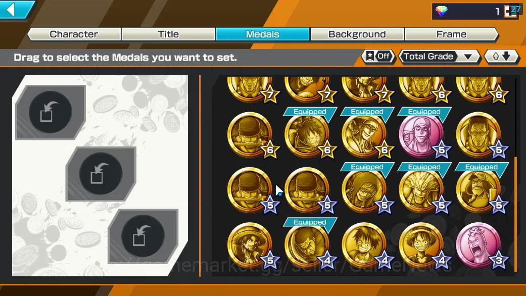 One Piece Bounty Rush Accounts Mid-Tier Global|4 EX|BP Kuzan,RO Roronoa Zoro,5Elder St.Saturn,AMS[Borsalino] |Rank 4