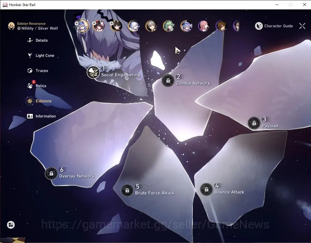 Honkai Star Rail Accounts Asia|TL 66|7 Limited|(Silver Wolf 999)+Sign,Yao Gu image 5