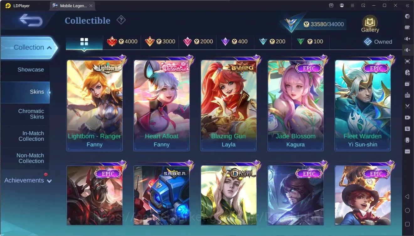 Mobile Legends: Bang Bang Accounts Global|Hero 94|Skin 141|Expert|KOF Karina|CC Natal image 10