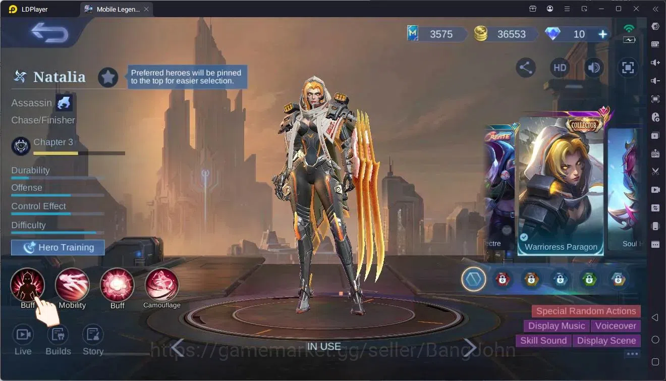 Mobile Legends: Bang Bang Accounts Global|Hero 94|Skin 141|Expert|KOF Karina|CC Natal image 17
