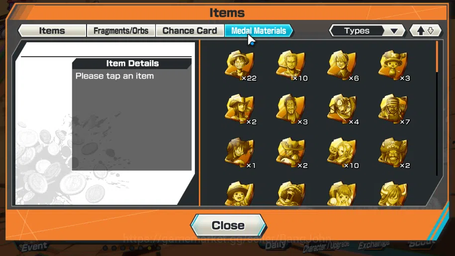 One Piece Bounty Rush Accounts Others GLOBAL|EX 6|PR 18|Borsalino,T4E Teach,T5E Saturn,Onigashima Zoro,etc|Log Bandai|Check 13