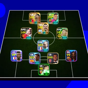 eFootball Accounts Starter 040-IN- OVR 3153 -  Big Time Messi World Cup 26 X Big Time Ronaldo World Cup 26 -  4.795 Aset