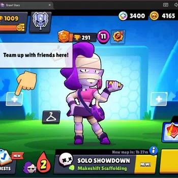 Brawl Stars Accounts Global |1009 Trophy|16 Brawler|3 Lv11 (Emz,Edgar,S image 1