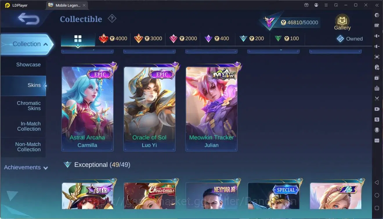 Mobile Legends: Bang Bang Accounts Global|Hero 130 Skin 220|Renowned|CC Natalia|VLTN  image 10