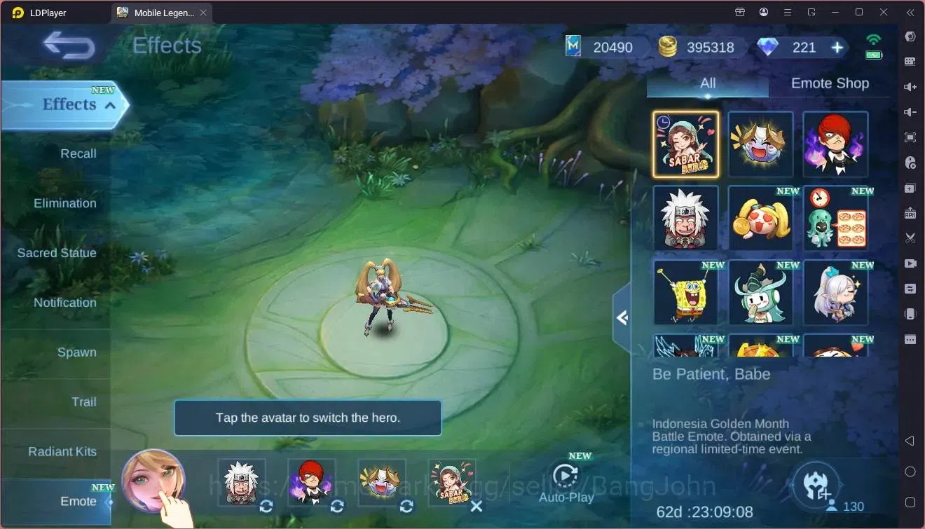 Mobile Legends: Bang Bang Accounts Global|Hero 130 Skin 220|Renowned|CC Natalia|VLTN  image 19